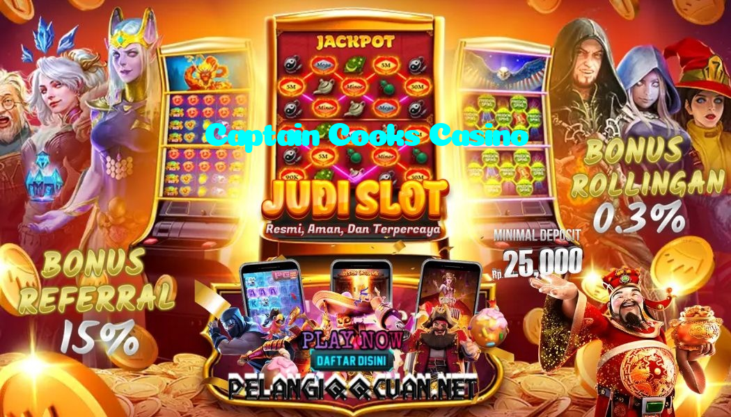 Captain Cooks Casino casino presented on mobile device in Pakistan with slots and live games